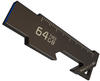 T183 64 GB, USB-Stick - schwarz, USB-A 3.2 Gen 1