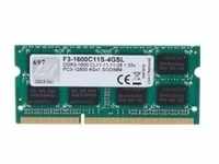 SO-DIMM 4 GB DDR3-1600 , Arbeitsspeicher - F3-1600C11S-4GSL