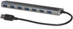 USB 3.0 Metal Charging HUB 7 Port, USB-Hub