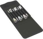 Zyklop Bitnuss-Satz 8767 B Sechsrund HF 1, 3/8", 6-teilig, Steckschl&uuml;ssel