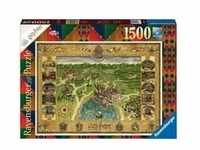 Puzzle Hogwarts Karte