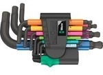 950/9 Hex-Plus Multicolour 2 Winkelschl&uuml;sselsatz, 9-teilig, Schraubendreher