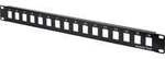 Modulares Patchpanel, 16-Port, unbest&uuml;ckt