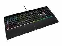 K55 PRO RGB XT, Gaming-Tastatur - schwarz, DE-Layout, Rubberdome