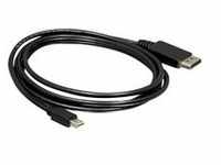 Adapterkabel Mini-DisplayPort > DisplayPort - schwarz, 3 Meter