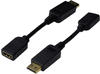 Adapter / Konverter DisplayPort > HDMI - schwarz, 15cm