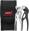 Zangen-Set XS mit Tasche, 2-teilig - schwarz, in Werkzeug-Gürteltasche
