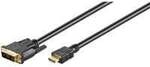 Adapterkabel DVI-D Stecker > HDMI Stecker