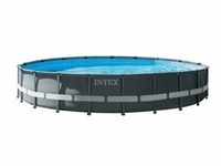 Frame Pool Set Ultra Rondo XTR Ø 610 x 122cm, Schwimmbad - dunkelgrau/blau,