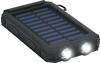 Outdoor Powerbank 8.0 mit Solar - schwarz, 8.000 mAh, 2x USB-A