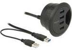 Tisch-Hub 4x USB 3.0 60mm, USB-Hub