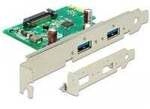 PCIe x1 Karte zu 2x ext. USB 3.2 Gen 1, USB-Controller