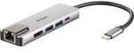 DUB-M520 USB-C Hub mit Ethernet und Powerdelivery, USB-Hub