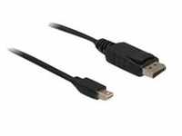 Kabel mini-DisplayPort > DisplayPort, Adapter - schwarz, 1 Meter