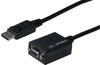 Adapter / Konverter DisplayPort > VGA HD15 - schwarz, 15cm