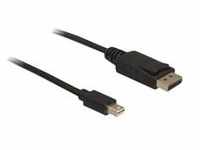 Adapterkabel Mini-DisplayPort > DisplayPort - schwarz, 2 Meter