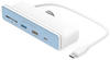 HyperDrive 6-in-1 USB-C Hub für iMac, USB-Hub - weiß
