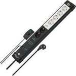 Premium-Line Comfort Switch Plus Steckdosenleiste 6-fach, 2x permanent