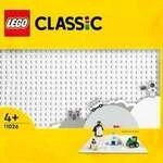 11026 Classic Wei&szlig;e Bauplatte, Konstruktionsspielzeug