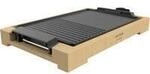 Tischgrill Tasty&Grill 2000 Bamboo Black, Elektro-Grillplatte holz, 2.000 Watt