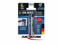 Li-Ion Akku 18650 3400 mAh mit Micro-USB Ladebuchse - 18650, 1 Stück