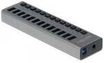 Externer SuperSpeed USB Hub mit 13 Ports + Schalter, USB-Hub