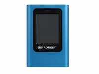 IronKey Vault Privacy 80 480 GB, Externe SSD - blau/schwarz, USB-C 3.2 Gen 1 (5