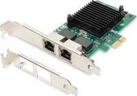 Digitus DN-10132, Digitus 2 Port Gigabit Ethernet, LAN-Adapter