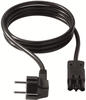 Gerätezuleitung Kabel, Schutzkontakt > GST18i3 - schwarz, 2 Meter, für