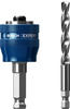 Expert Power Change Plus Adapter, Hex 11mm - blau, 2-teilig, mit TCT Zentrierbohrer