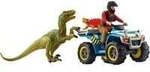 Dinosaurs Flucht auf Quad vor Velociraptor, Spielfigur