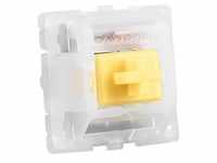 Gateron Cap Milky-Yellow Switch-Set, Tastenschalter - gelb/weiß, 35 Stück