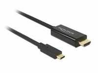 USB Adapterkabel, USB-C Stecker > HDMI 4K Stecker - schwarz, 1 Meter