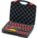 Ratschenschl&uuml;ssel-Set isoliert, 1/4", Steckschl&uuml;ssel