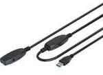 Aktives USB 3.2 Gen 1 Verl&auml;ngerungskabel, 10 Meter