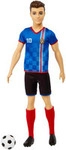 Ken Fu&szlig;ballspieler-Puppe mit kurzer Haarfrisur, Trikot Nummer 10, Fu&szlig;ball und