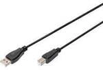 USB 2.0 Anschlusskabel USB-A (Stecker) > USB-B (Stecker)