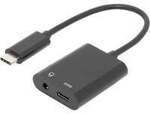 USB-C Adapter auf USB-C + 3,5mm Klinke