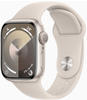 Watch Series 9, Smartwatch - Polarstern, Aluminium, 41 mm, Sportarmband