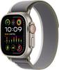 Watch Ultra 2, Smartwatch - grün/grau, 49 mm, Trail Loop, Titangehäuse, Cellular