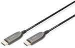 DIGITUS HDMI AOC Hybrid Glasfaser Anschlusskabel, Typ A M/M, 30m