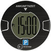 OOONO® Park elektrische Parkscheibe fürs Auto I vollautomatische Parkuhr schwarz DE