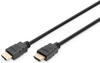 DIGITUS HDMI High Speed mit Ethernet Anschlusskabel 1,0m DB-330123-010-S