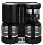 Krups KM 8508 Doppel-Automat Kombiautomat Kaffee/Tee Duothek Plus Schwarz