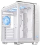 ASUS TUF Gaming GT502 Plus Wei&szlig; ATX Midi-Tower Gaming Geh&auml;use mit Glasfenster