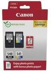 Canon 5225B013 PG-540 / CL-541 Vorteilspack Tinte Schwarz/Cyan/Magenta/Gelb +