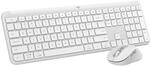 Logitech MK950 Signature Slim Combo Pale Grey - US - Tastaturkombination