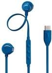 JBL Tune 305C, In-Ear Wired USB-C Headphone High Resolution, blau