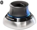 3Dconnexion SpaceMouse&reg; Wireless Schwarz/Silber - 3D Navigations Maus, Bluetooth,