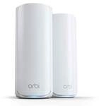 NETGEAR Orbi 770 Serie Tri-Band WiFi 7 Mesh-Netzwerksystem (RBE772) &ndash; Router + 1